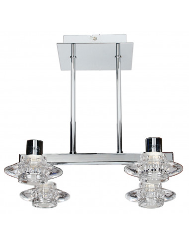 CANDELLUX L&H RASTEK ZWIS SPOTOWY 4X40W G9 CHROM 94-01880