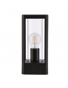 CANDELLUX Cissus lampa ogrodowa stojąca 12x24cm czarny 1x60W E27 IP54 51-32454
