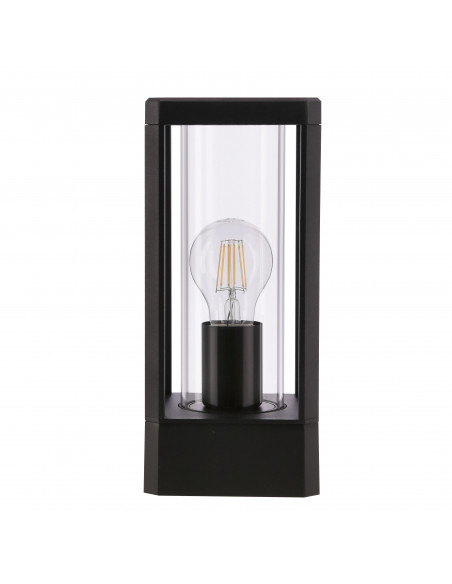 CANDELLUX Cissus lampa ogrodowa stojąca 12x24cm czarny 1x60W E27 IP54 51-32454