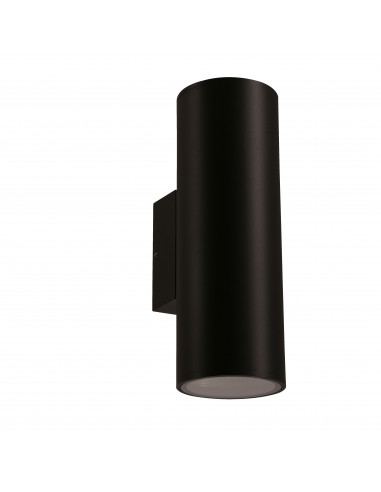 CANDELLUX Primula lampa ogrodowa elewacyjna tuba 14,5x31cm czarny 2x60W E27 PAR30 IP65 22-32348