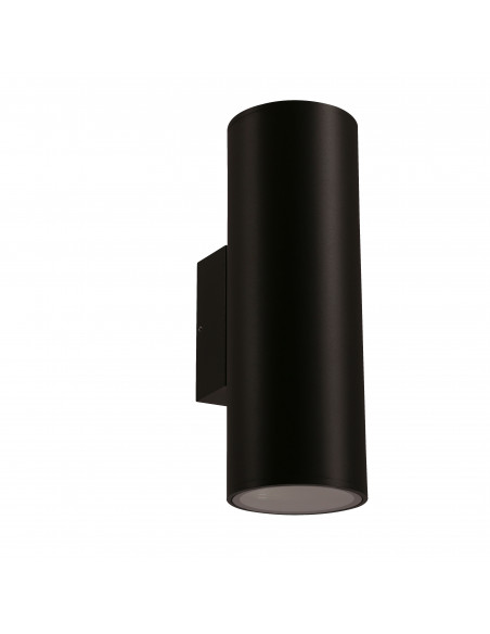 CANDELLUX Primula lampa ogrodowa elewacyjna tuba 14,5x31cm czarny 2x60W E27 PAR30 IP65 22-32348