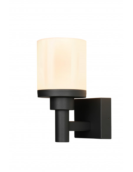 CANDELLUX Saponia lampa ogrodowa kinkiet górny 17,8x25cmczarny 12W LED IP65 21-32386