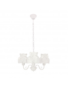 CANDELLUX ROSSINI lampa wisząca biały 3x40W E27 abażur biały 33-36889