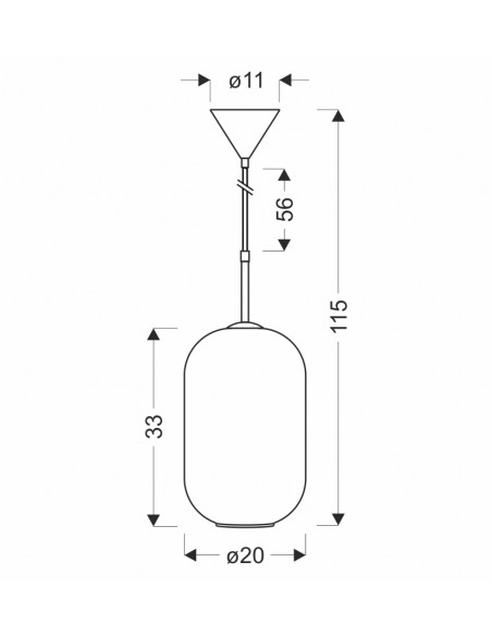 CANDELLUX CRESTO lampa wiszaca biały+złoty 1x40W E27 klosz biały 31-35455