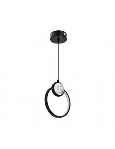 CANDELLUX LACRIMA lampa wiszaca 20cm czarny 15W LED 3000K maskownica biała 31-35592