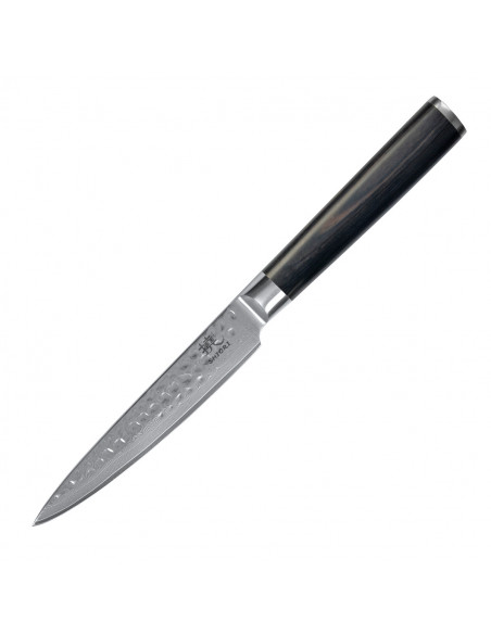 Shiori 3-Set 撓 Kuri Murō + Santoku + Sifu - zestaw trzech noży ze stali damasceńskiej