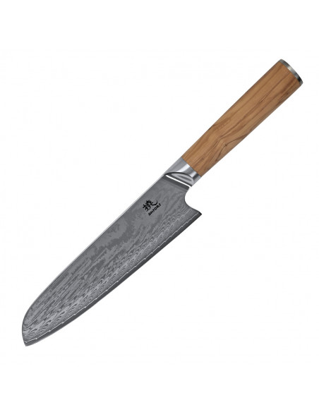 SHIORI Orību Santoku - uniwersalny, wielozadaniowy nóż szefa kuchni