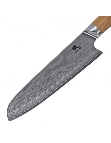 SHIORI Orību Santoku - uniwersalny, wielozadaniowy nóż szefa kuchni