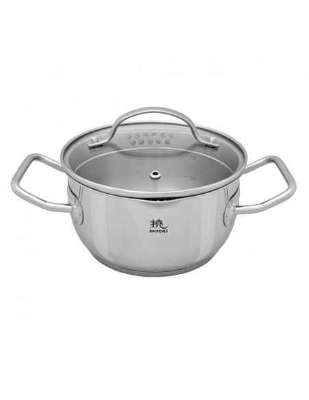 SHIORI Steel Series Pro 316 zestaw garnków indukcja 7 elementów