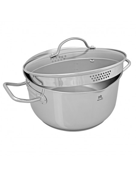SHIORI Steel Series Pro 316 zestaw garnków indukcja 7 elementów