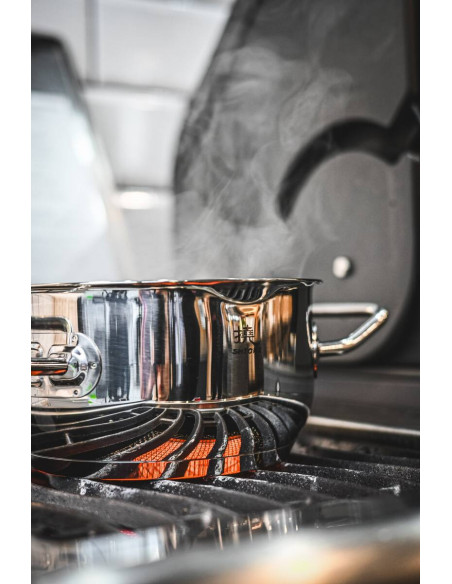 SHIORI Steel Series Pro 316 zestaw garnków indukcja 7 elementów