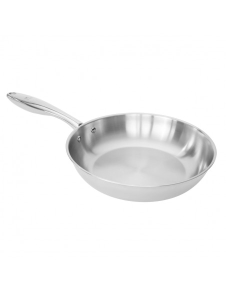 SHIORI Stainless Steel 304 patelnia bez powłoki indukcja 24 cm
