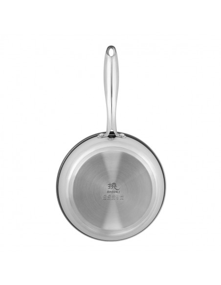 SHIORI Stainless Steel 304 patelnia bez powłoki indukcja 24 cm