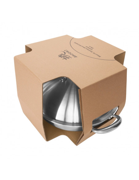 SHIORI Stainless Steel 304 patelnia WOK 28cm x 8,20 cm indukcja