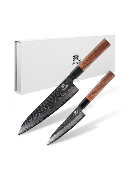 Shiori 2-Set 撓 Mitsuki Murō i Sifu - zestaw dwóch noży ze stali 10Cr15CoMov