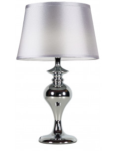 CANDELLUX PRIMA LAMPA GABINETOWA CHROMOWY 1X60 E27 AŻUR SREBRNY 41-03676