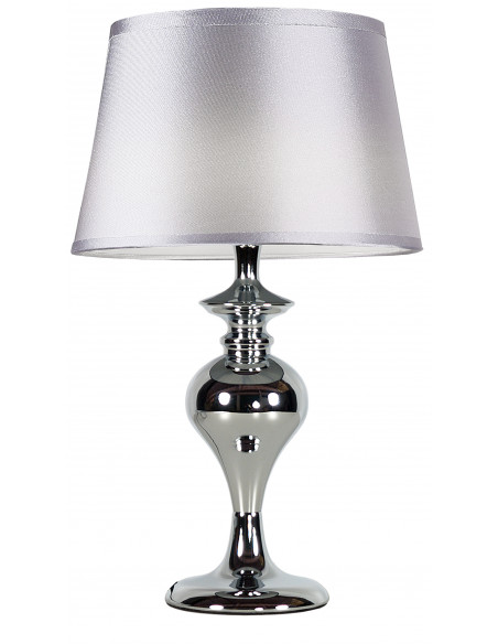 CANDELLUX PRIMA LAMPA GABINETOWA CHROMOWY 1X60 E27 AŻUR SREBRNY 41-03676