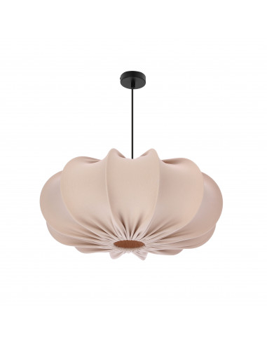 CANDELLUX CAFEE' lampa wisz¹ca 52cm czarny 1x40W E27 aba¿ur frappe 31-42019