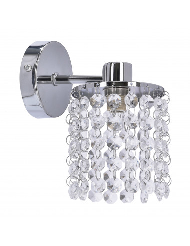 CANDELLUX ROYAL LAMPA KINKIET 1X40W G9 CHROM+KRYSZTAŁKI 21-08421