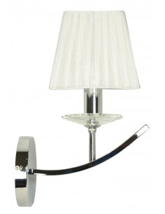 CANDELLUX VALENCIA LAMPA KINKIET 1X40W E14 CHROM 15X36 21-84418