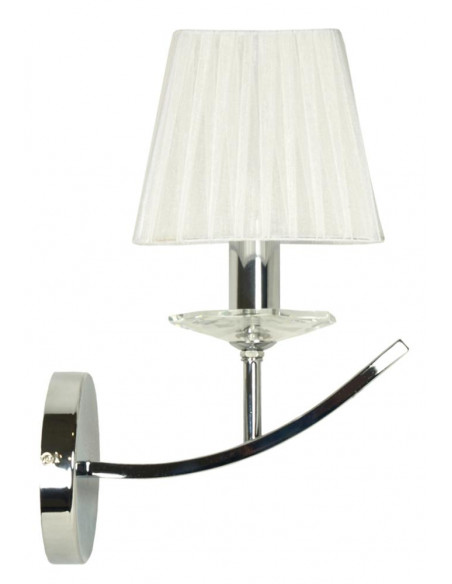 CANDELLUX VALENCIA LAMPA KINKIET 1X40W E14 CHROM 15X36 21-84418