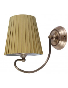 CANDELLUX MOZART LAMPA KINKIET 1X60W E27 PATYNOWA MIEDŹ MIODOWY 21-33963