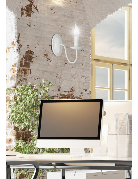CANDELLUX BELLAGIO LAMPA KINKIET 1X40W E14 KREMOWY 21-96480