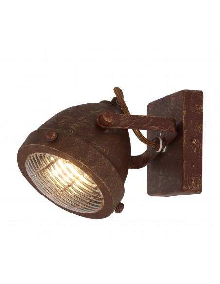 CANDELLUX FRODO LAMPA KINKIET 1X40W GU10 RDZAWY 91-71064