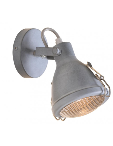 CANDELLUX CRODO LAMPA KINKIET 1X40W E14 SZARY 91-71101