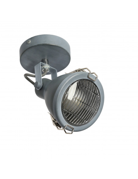 CANDELLUX CRODO LAMPA KINKIET 1X40W E14 SZARY 91-71101