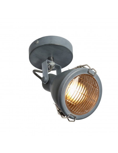 CANDELLUX CRODO LAMPA KINKIET 1X40W E14 SZARY 91-71101