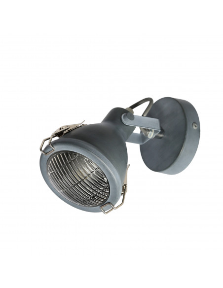 CANDELLUX CRODO LAMPA KINKIET 1X40W E14 SZARY 91-71101