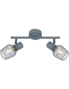 CANDELLUX VIKING LAMPA SUFITOWA LISTWA 2X40W E14 SZARY 92-68026