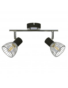 CANDELLUX MODO LAMPA SUFITOWA LISTWA 2X40W E14 CZARNY+CHROM 92-61522