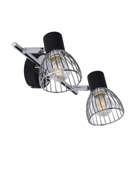 CANDELLUX MODO LAMPA SUFITOWA LISTWA 2X40W E14 CZARNY+CHROM 92-61522