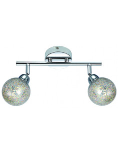 CANDELLUX KALEIDOSCOPE LAMPA SUFITOWA LISTWA 2X4W LED G9 CHROM 92-61560