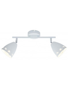 CANDELLUX COTY LAMPA SUFITOWA LISTWA 2X40W E14 BIAŁY MAT 92-67128