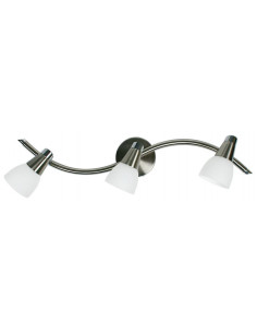 CANDELLUX SELIA LAMPA SUFITOWA LISTWA 3X40W G9 NIKIEL MAT/CHROM BIAŁY (BŻ) 93-69993