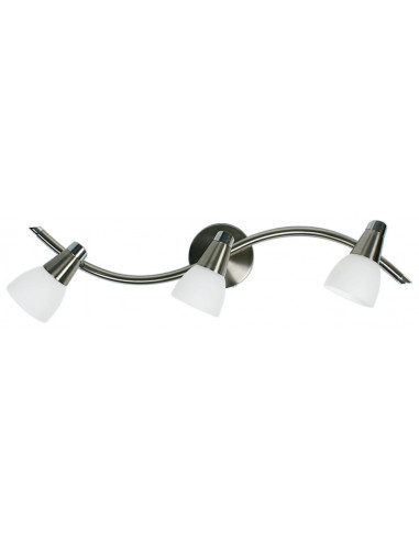 CANDELLUX SELIA LAMPA SUFITOWA LISTWA 3X40W G9 NIKIEL MAT/CHROM BIAŁY (BŻ) 93-69993