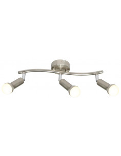 CANDELLUX ARC LAMPA SUFITOWA LISTWA 3X40W E14 SATYNA NIKIEL 93-63465