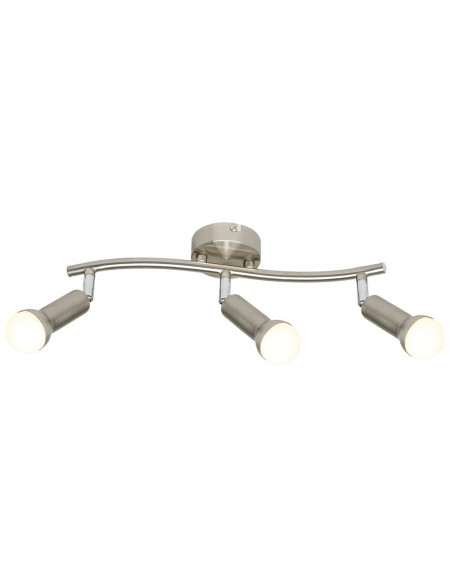CANDELLUX ARC LAMPA SUFITOWA LISTWA 3X40W E14 SATYNA NIKIEL 93-63465