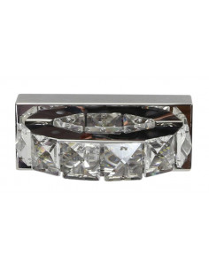 CANDELLUX SHIPI LAMPA KINKIET 1X3W LED KRYSZTAŁKI STAL NIERDZEWNA 21-45256