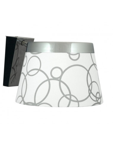 CANDELLUX IMPRESJA LAMPA KINKIET 1*60W E27 BIAŁY CHROM 21-46478