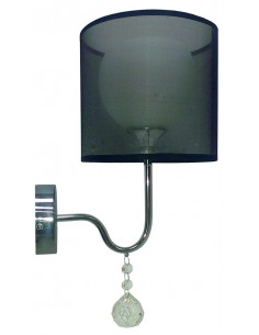 CANDELLUX BRAVA LAMPA KINKIET D-22 1X60W E27 CZARNY 21-26552