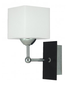 CANDELLUX CUBETTO LAMPA KINKIET 1X60 E27 DREWNO+CHROM 21-24513