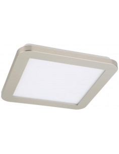 CANDELLUX NEXIT LAMPA SUFITOWA PLAFON 22,5X22,5 12W LED IP44 SATYNA+BIAŁY 3000K 10-66824
