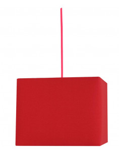 CANDELLUX BASIC LAMPA WISZĄCA 30 1X60W E27 CZERWONY 31-06066