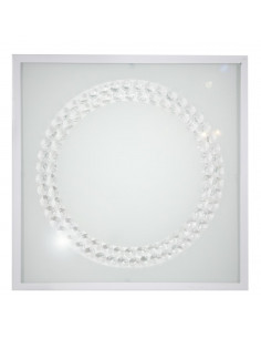 CANDELLUX LUX LAMPA SUFITOWA PLAFON 29X29 16W LED 4000K BIAŁY DUŻY RING 10-64462