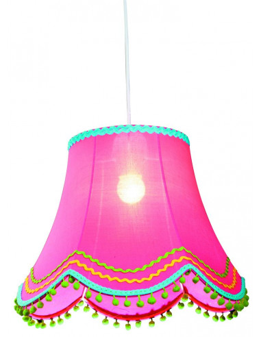 CANDELLUX ARLEKIN LAMPA WISZĄCA 35 1X60W E27 RÓŻOWY 31-94509