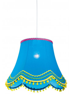 CANDELLUX ARLEKIN LAMPA WISZĄCA 35 1X60W E27 NIEBIESKI 31-94523